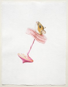 Lars Hinrichs ohne Titel (Maus), Aquarell/ Emerging Artists (Affordable Art Fair)